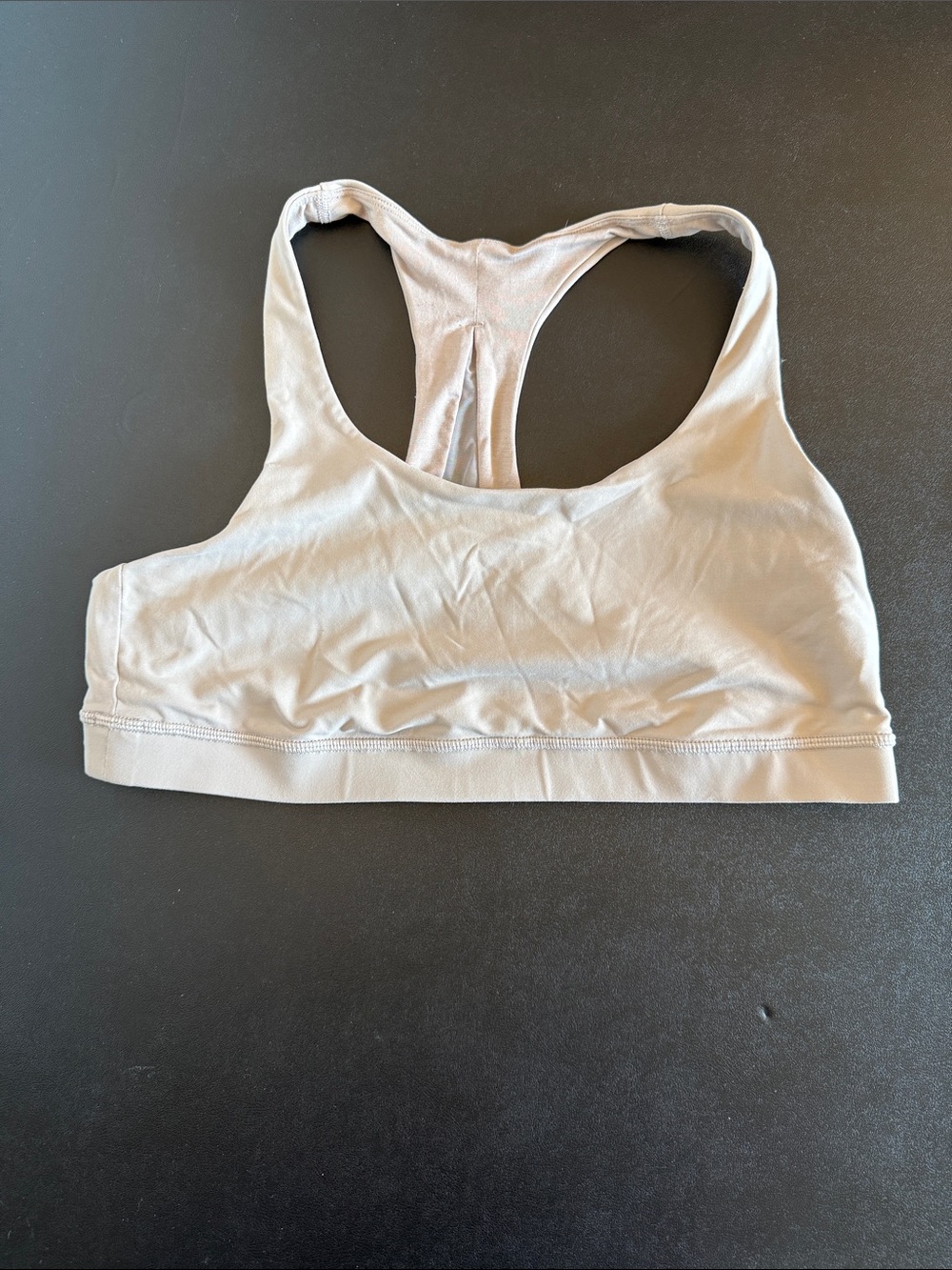 lululemon athletica Light Beige Racerback Sports Bra